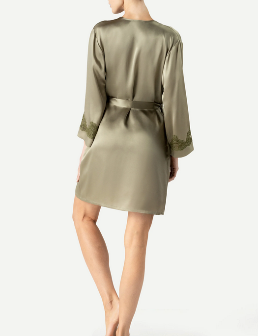 NK Imode Morgan Short Silk Robe