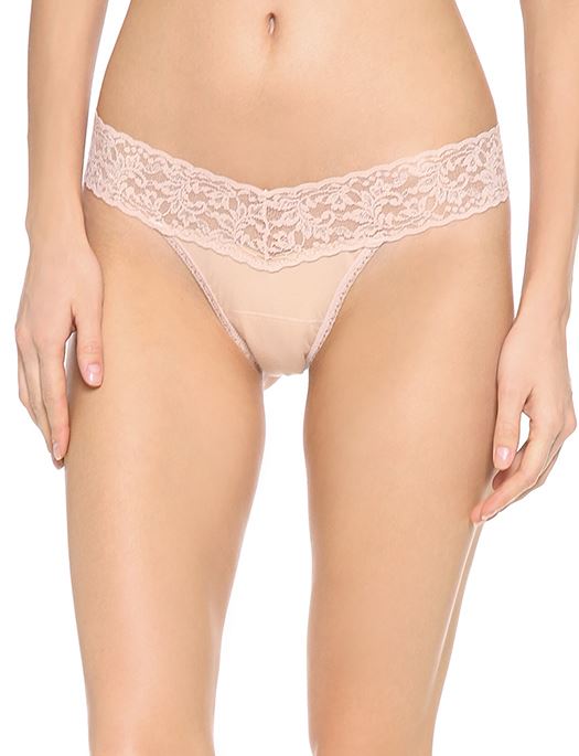 Hanky Panky Cotton With A Conscience Low Rise Thong PANTY - THONG - ODD Hanky Panky CHAI O/S