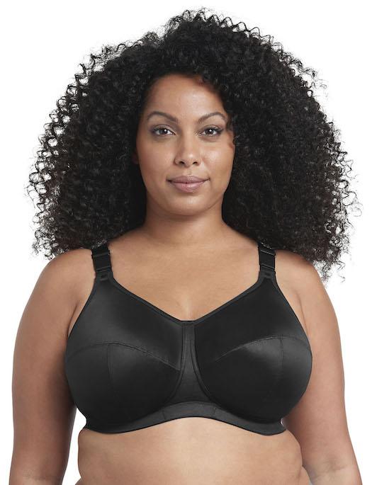 Goddess Celeste Soft Cup Bra, BLACK BRA - BASIC - SOFTCUP GODDESS 46N 