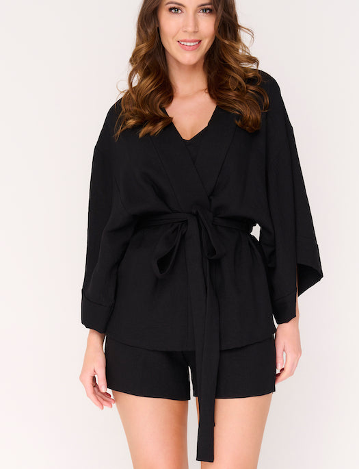 Endorfinella Marcella Cami Tap and Kimono Set SLEEPWEAR - PAJAMAS - PAJAMAS 2 ($101-$200) Endorfinella