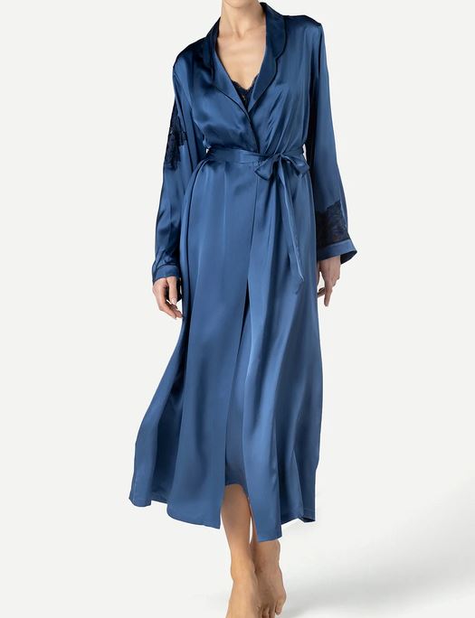 NK imode Mikaela Long Robe SLEEPWEAR - ROBE - REP NK NIGHT SKY LG
