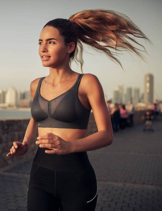 Anita Air Control Sports Bra, ANTHRACITE BRA - BASIC - SPORTS ANITA
