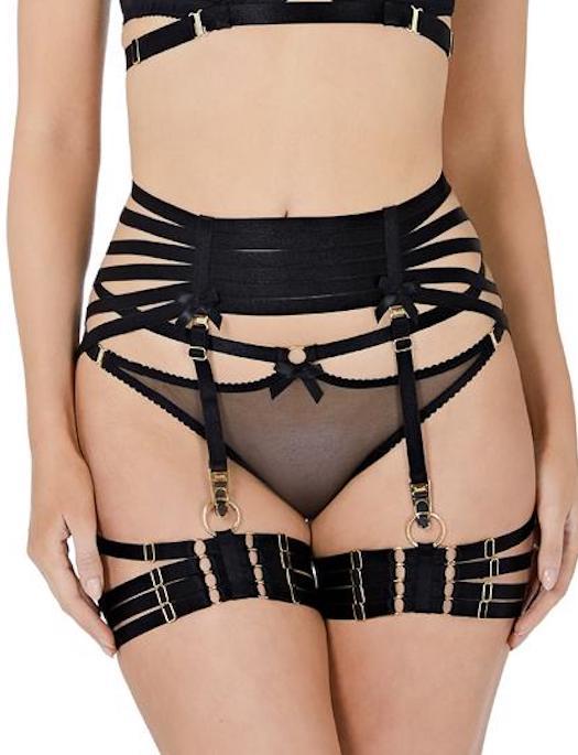 Bordelle Webbed Suspender ACCESSORIES - GARTER BELTS Bordelle