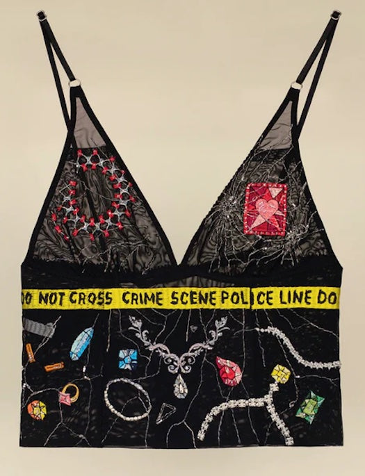 Love and Swans Crime Scene Top