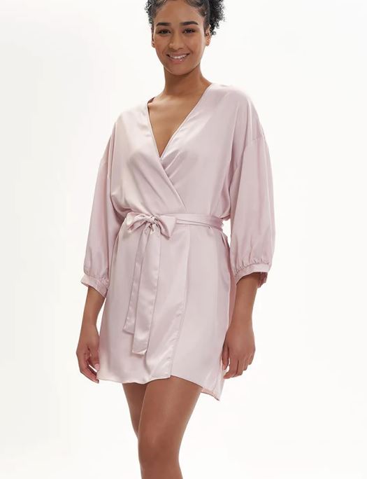 Rya Collection Tania Coverup SLEEPWEAR - BRIDAL - BRIDAL 2 ($101-$200) Rya Collection SEPIA ROSE XS/SM