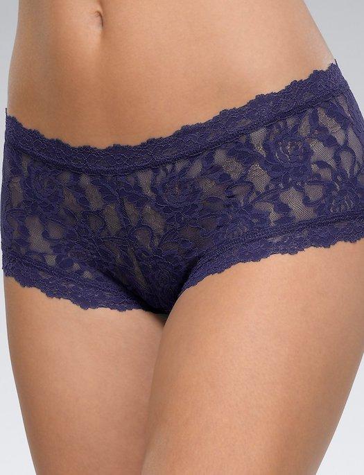 Hanky Panky Signature Lace Boyshort PANTY - BOYSHORT - ODD Hanky Panky NAVY LG