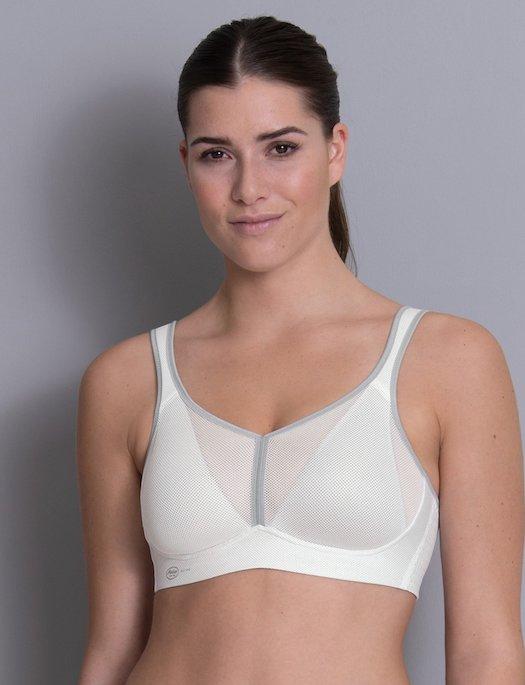 Anita Air Control Sports Bra, WHITE BRA - BASIC - SPORTS ANITA 36F