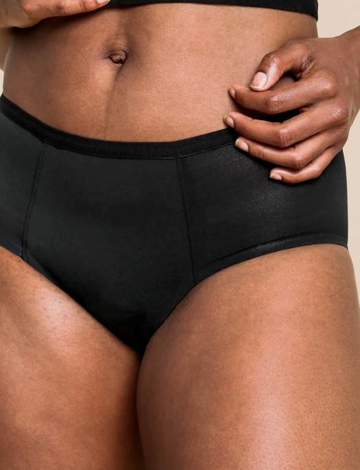 Proof The Hipster - Super Heavy Absorbency PANTY - BOYSHORT - ODD Proof BLACK 3X