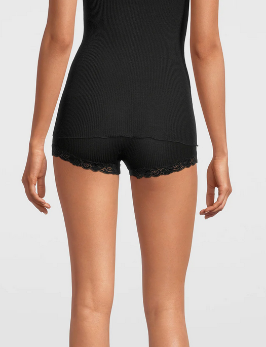 Oscalito Wool and Silk Ribbed Cami and Short Set