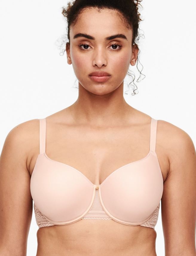 Chantelle C-Jolie Smooth Custom Fit TShirt Bra BRA - BASIC - T-SHIRT CHANTELLE ROSE 38E 