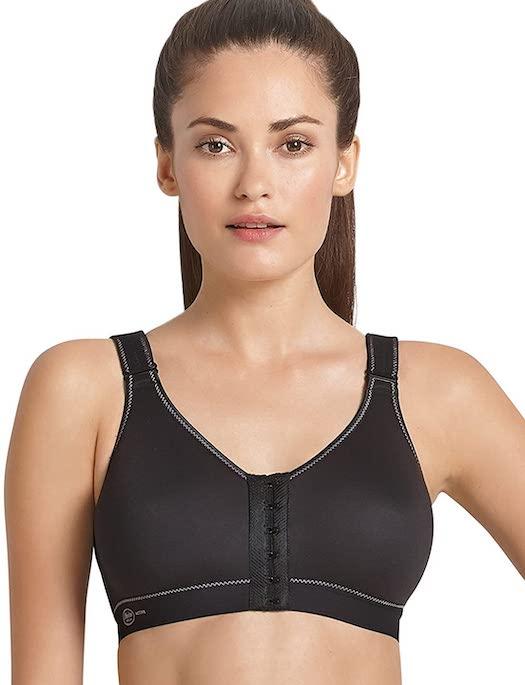 Anita Front Closure Sports Bra BRA - BASIC - SPORTS ANITA BLACK 36C