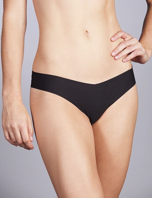 Commando Cotton Thong PANTY - THONG - ODD COMMANDO BLACK M/L