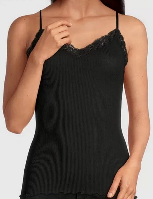 Oscalito Wool and Silk Ribbed Cami and Short Set