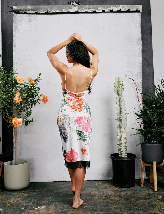 Kilo Brava The Satin and Lace Collection Midislip