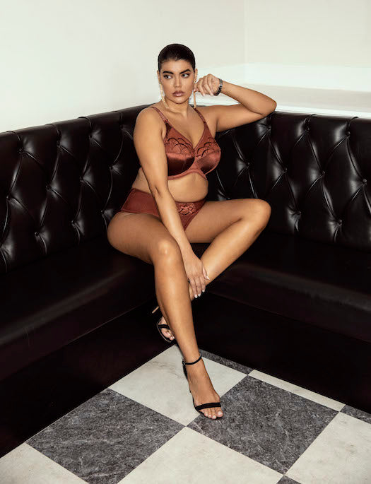 Elomi Cate Full Cup Bra, DARK COPPER BRA - FASHION - FASHION BASIC ELOMI