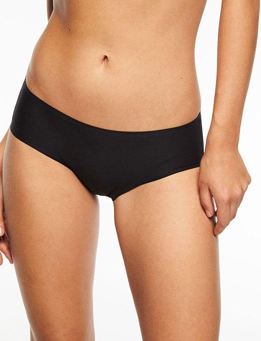 Chantelle Soft Stretch Regular Hipster PANTY - BIKINI - ODD CHANTELLE 11-BLACK O/S
