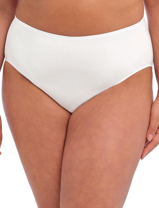 Elomi Smooth Full Brief PANTY - BRIEF - ODD ELOMI WHITE M/L 