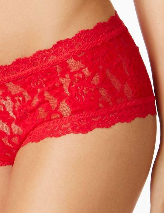 Hanky Panky Signature Lace Boyshort PANTY - BOYSHORT - ODD Hanky Panky RED LG 