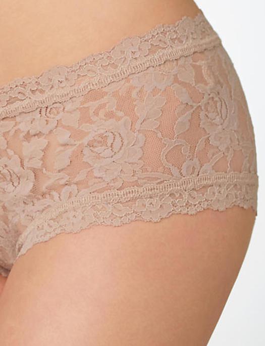 Hanky Panky Signature Lace Boyshort PANTY - BOYSHORT - ODD Hanky Panky TAUPE LG 