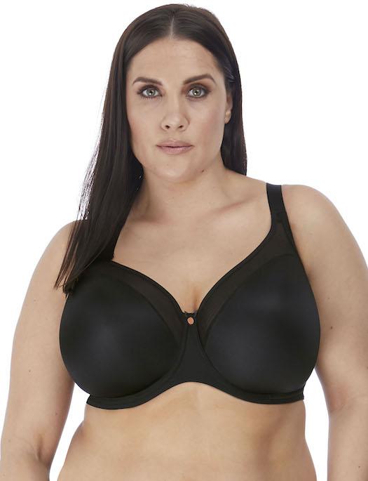 Elomi Smooth Underwire Moulded TShirt Bra BRA - BASIC - CLASSIC ELOMI BLACK 32J 