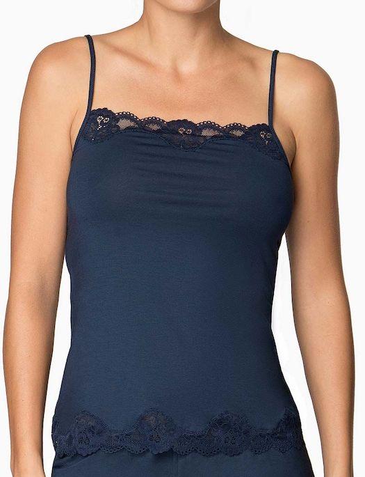 Antigel Simply Perfect Camisole SLEEPWEAR - TOP Lise Charmel BLEU MARINE SM