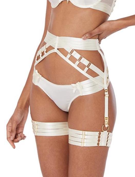 Bordelle Panel Suspender ACCESSORIES - GARTER BELTS Bordelle 