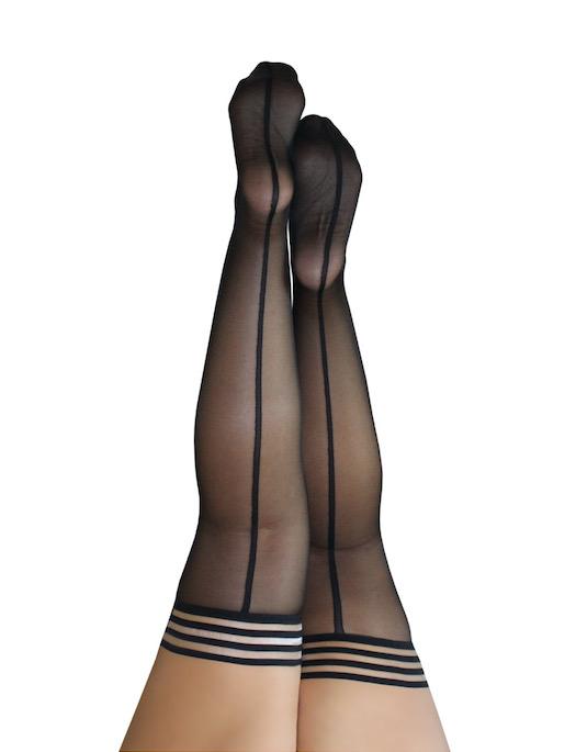 Kix'ies Lois Back Seam Sheer Thigh High ACCESSORIES - HOSIERY Kix'ies 