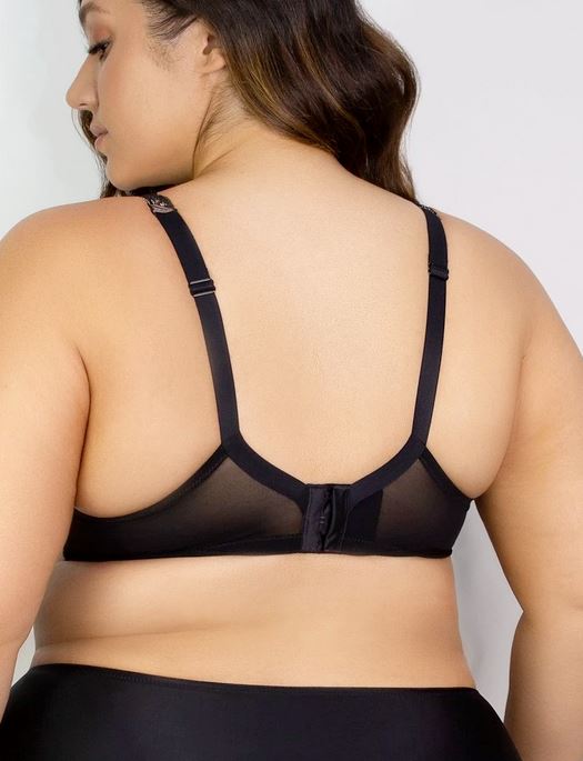 Curvy Couture Tulip Lace Pushup Bra BRA - BASIC - T-SHIRT Curvy Couture