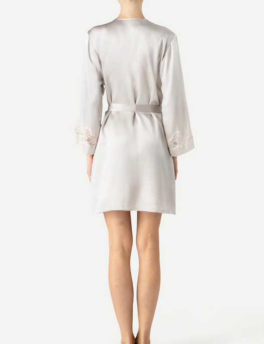 NK Imode Morgan Short Silk Robe
