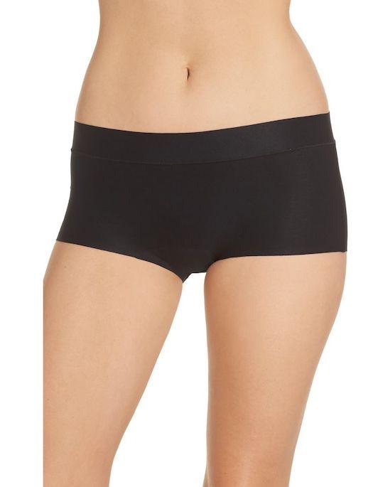 Chantelle Soft Stretch Regular Boyshort PANTY - BOYSHORT - ODD CHANTELLE 11-BLACK O/S 