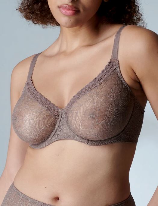 Simone Perele Comete Molded Full Cup Bra BRA - FASHION - FASHION BASIC SIMONE PERELE SWEET CHESTNUT 38E