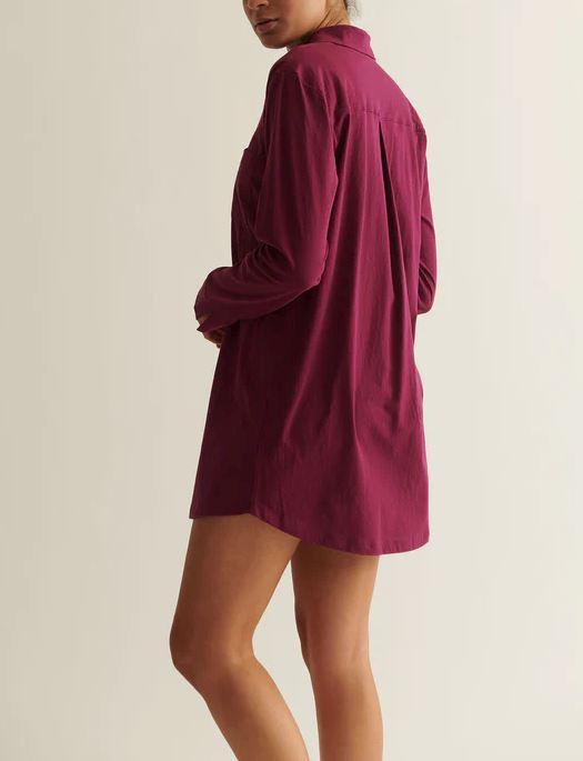 Skin Organic Cotton Modern Basics Claire Sleepshirt SLEEPWEAR - SLEEPSHIRT - SLEEPSHIRT 2 ($101-$200) SKIN