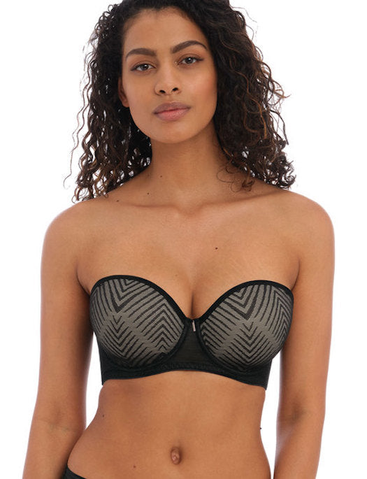 Freya Tailored Underwire Moulded Strapless BRA - BASIC - STRAPLESS FREYA 