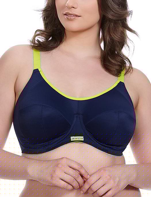 Elomi Energise Sports Bra, NAVY BRA - BASIC - SPORTS ELOMI