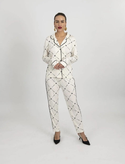 Aspen Dream Bamboo Slim Silhouette Long Set SLEEPWEAR - PAJAMAS - PAJAMAS 2 ($101-$200) Aspen Dream