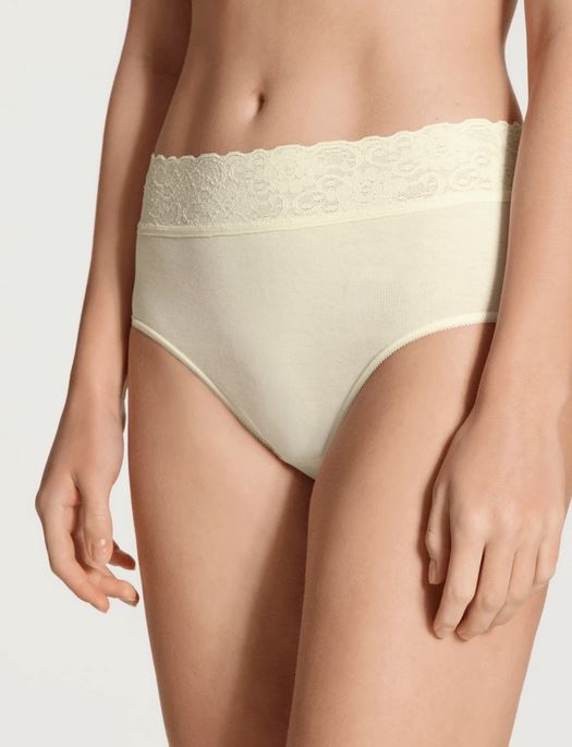 Calida Lyrasitze 100% Cotton Midi Brief PANTY - BRIEF - ODD CALIDA CHAMPAGNE LG