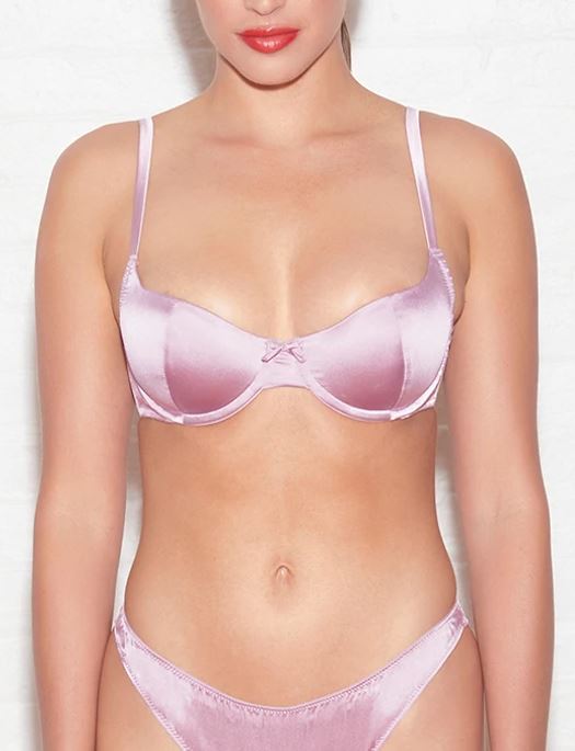 Fleur du Mal Satin Luxe Balconnette Bra BRA - FASHION - FASHION BRA 2 $111-$140 Fleur du Mal
