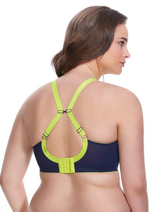 Elomi Energise Sports Bra, NAVY BRA - BASIC - SPORTS ELOMI 