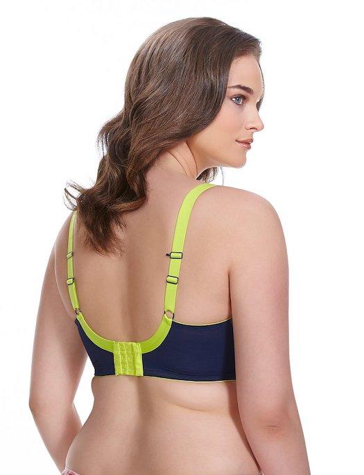 Elomi Energise Sports Bra, NAVY BRA - BASIC - SPORTS ELOMI 