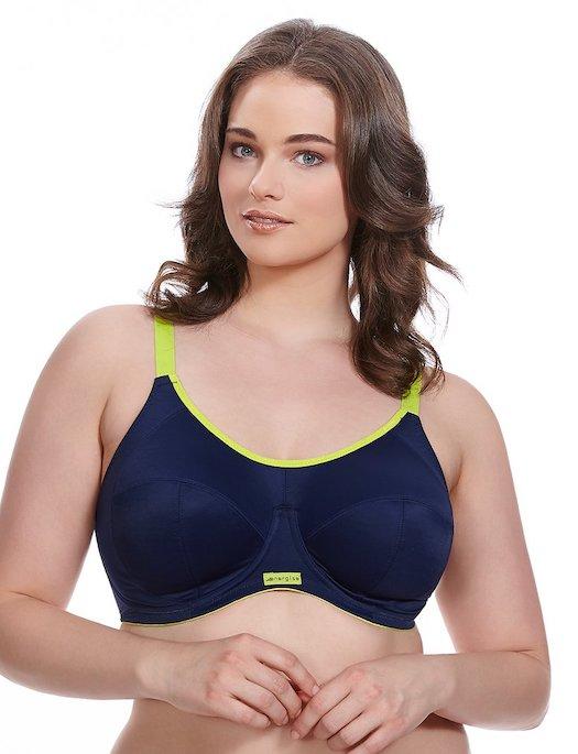 Elomi Energise Sports Bra, NAVY BRA - BASIC - SPORTS ELOMI 38D 