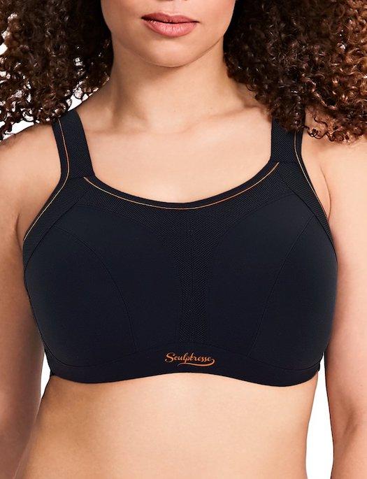 Sculptresse Soft Cup Underwire Sports Bra BRA - BASIC - SPORTS PANACHE BLACK 40D