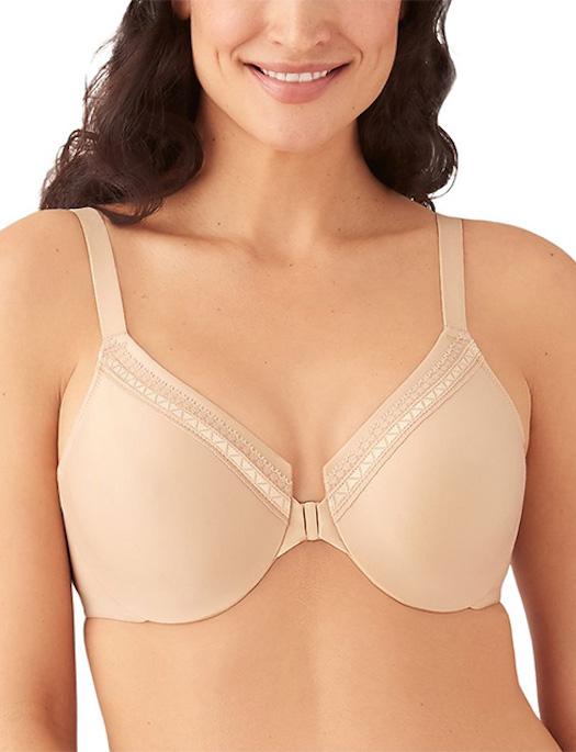 Wacoal Perfect Primer Front Close Underwire Bra BRA - BASIC - T-SHIRT WACOAL SAND 34DDD
