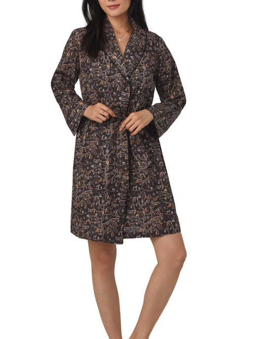 Bedhead Forever Heirloom Woven Tana Lawn&reg; Robe Made with Liberty Fabrics Shawl Collar Robe