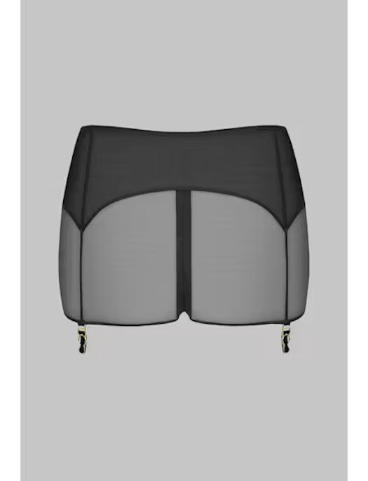 Maison Close L'Amoureuse Shorty w Zip and Suspender