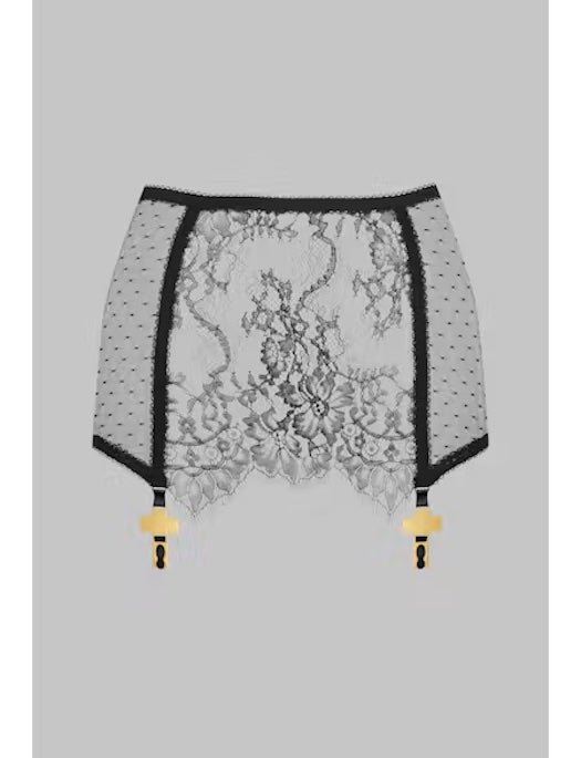Maison Close Divine Inspiration Mini Skirt w Suspenders