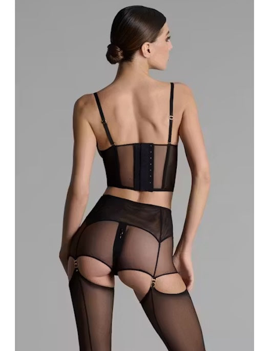 Maison Close L'Amoureuse Shorty w Zip and Suspender