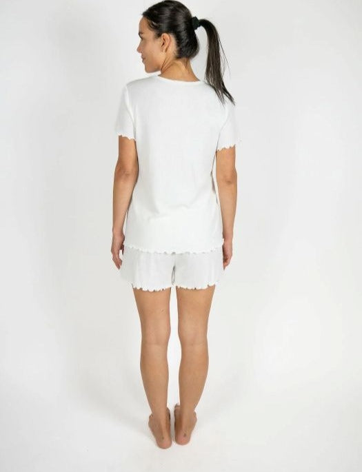Aspen Dream Cotton Jacquard Short Set