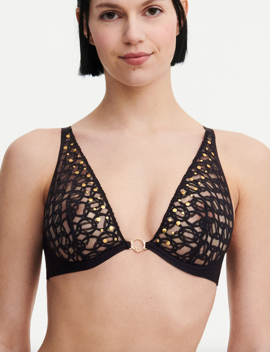 Chantelle X Metall X Plunge Underwire Bra