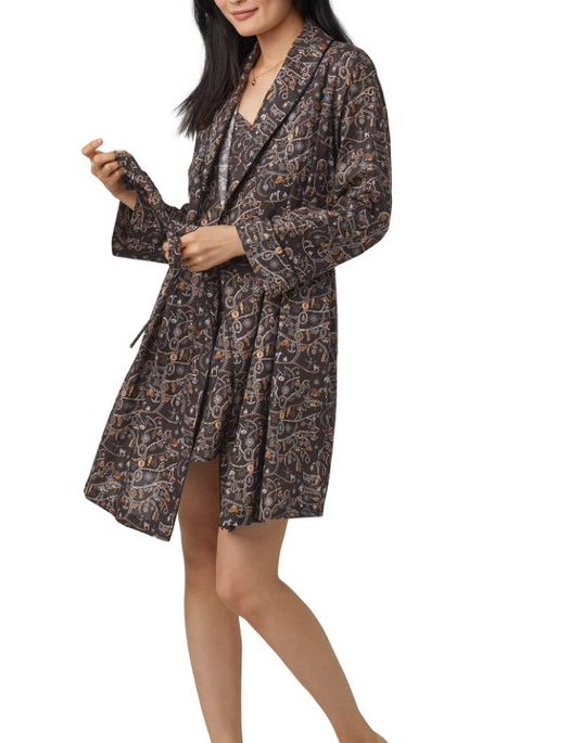 Bedhead Forever Heirloom Woven Tana Lawn® Robe Made with Liberty Fabrics Shawl Collar Robe