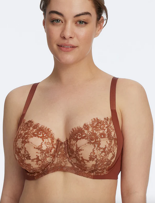 Skarlett Blue Women's Compel Bra - Front Lace Detail, Adjustable & Back Hook Closure